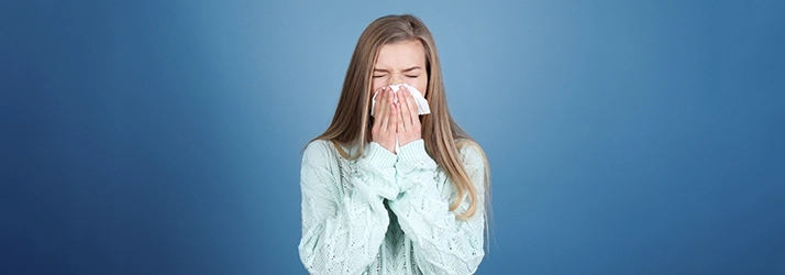 Chiropractic Nepean ON Flu Woman